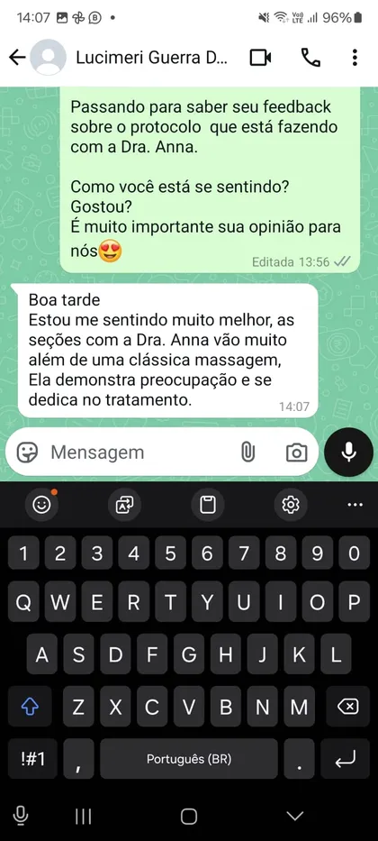 Depoimento da paciente Lucimeri Guerra sobre ultrassom microfocado